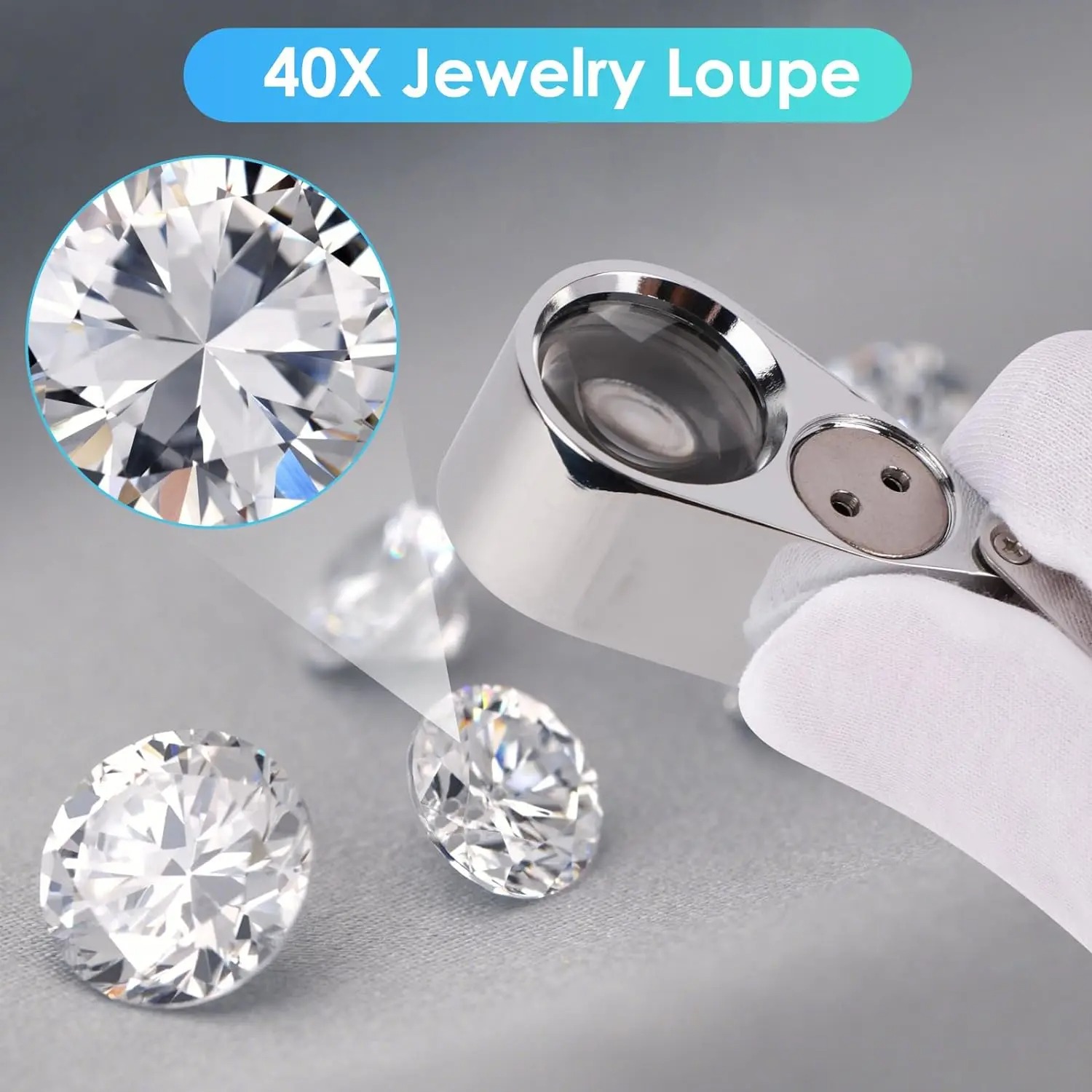 عدسة مكبرة مجوهرات مضيئة 40X م - مراجعة Body Jewelry Repair وسعره