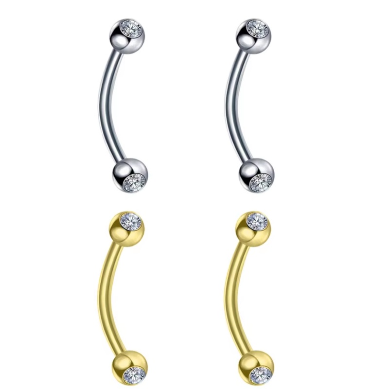 قطعتان من مجوهرات الجسم، أقراط - مراجعة Body Jewelry Surgical Steel وسعره