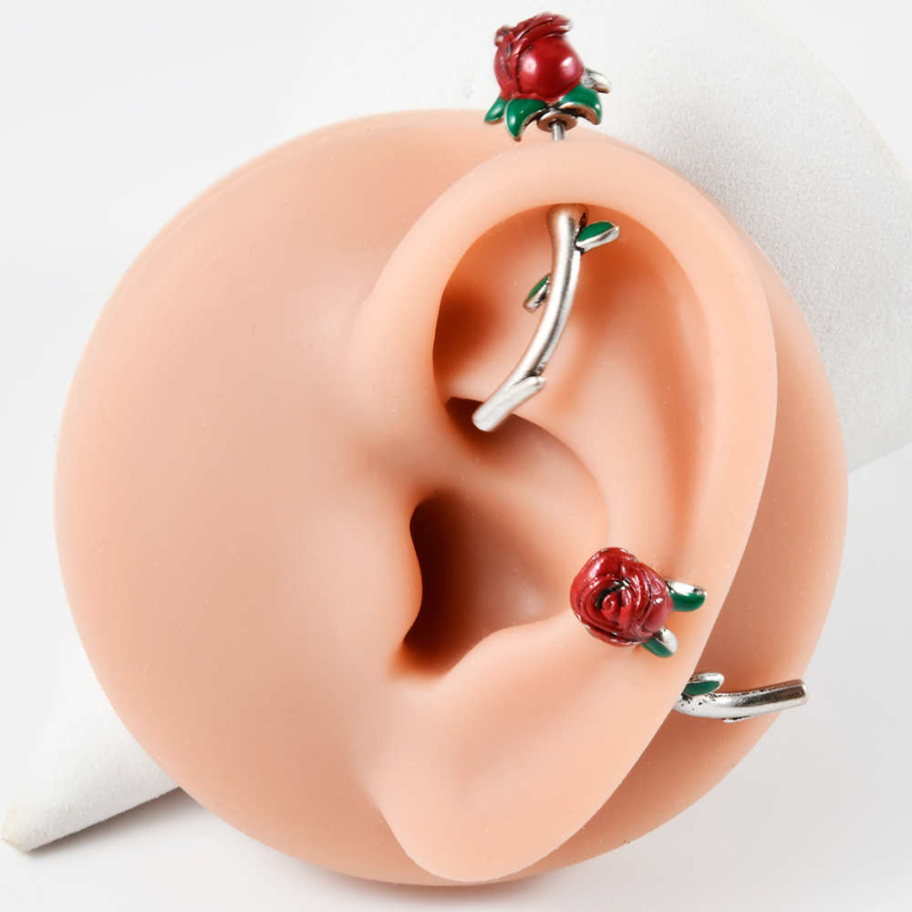 ثقب رقبة حمراء من الفولاذ الجر - مراجعة Body Jewelry Surgical Steel وسعره