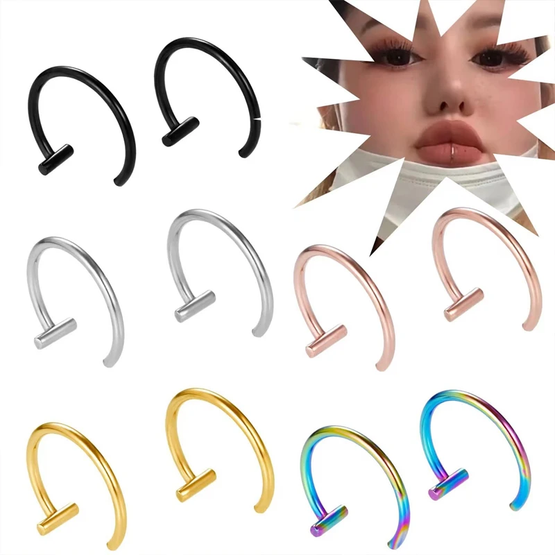 5 قطع من مجوهرات ثقب العظم وال - مراجعة Body Jewelry Surgical Steel وسعره