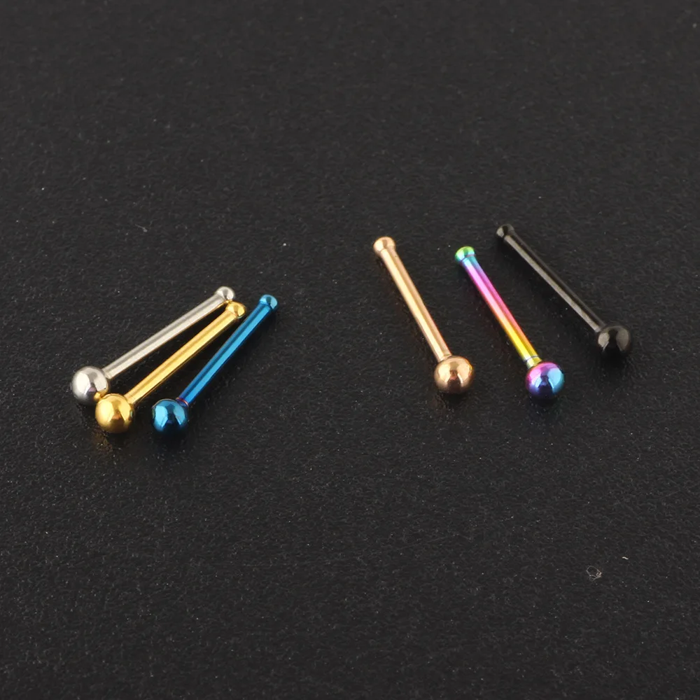 6 قطع، حلقات ترصيع الأنف المنح - مراجعة Body Jewelry Surgical Steel وسعره